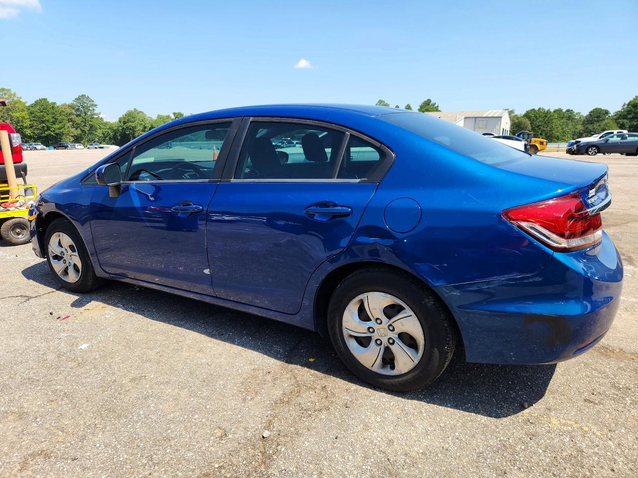 2015 Honda Civic Lx Синий vin: 19XFB2F57FE019678