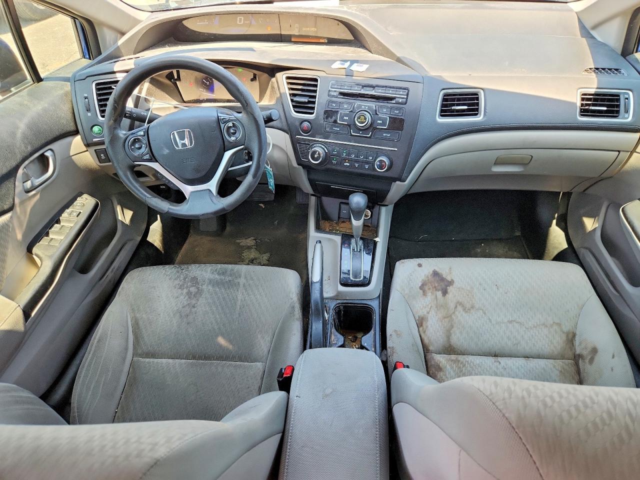 2015 Honda Civic Lx Синий vin: 19XFB2F57FE019678