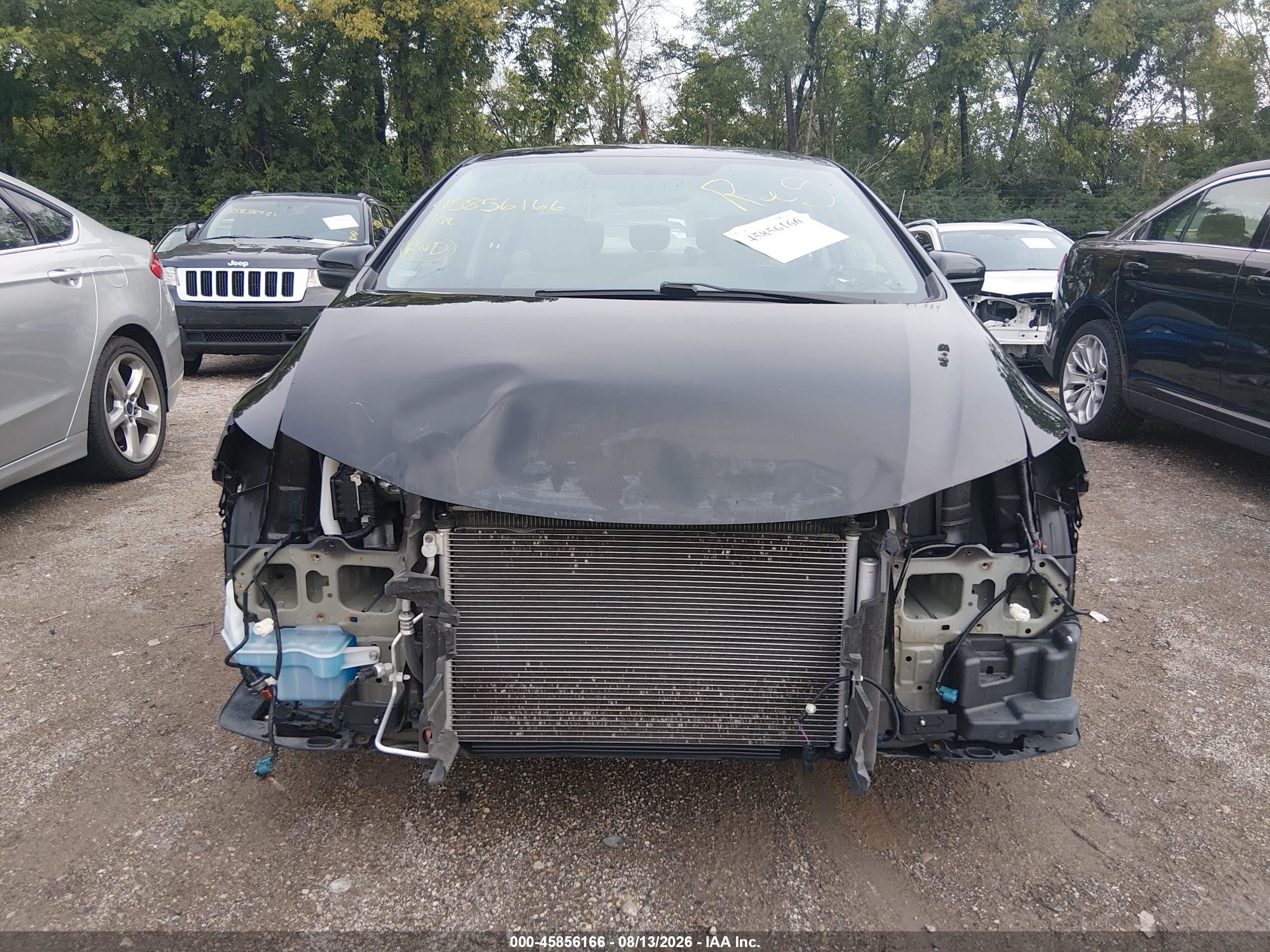 2015 Honda Civic Lx Black vin: 19XFB2F57FE030647
