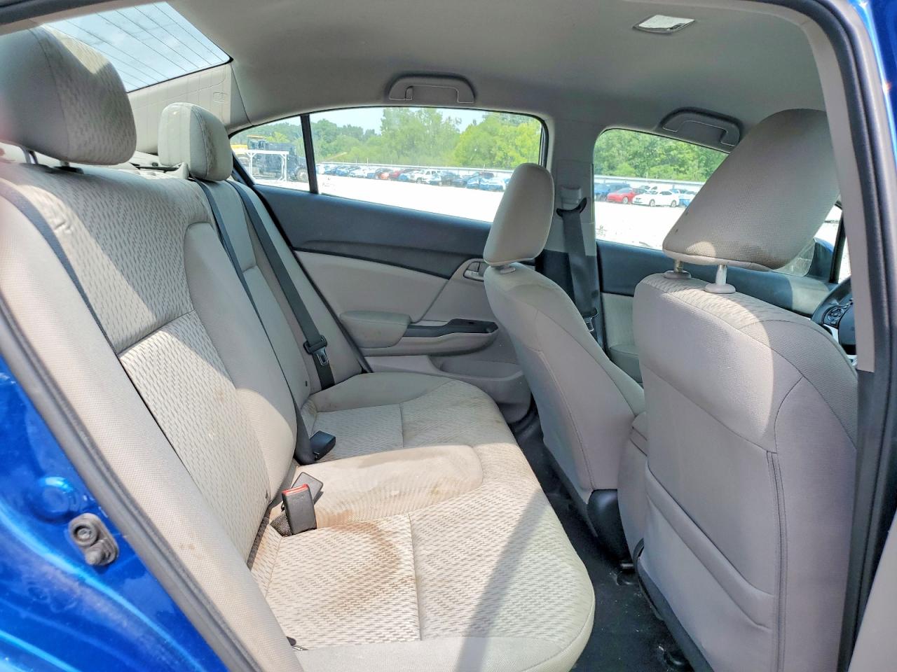 2015 Honda Civic Lx Blue vin: 19XFB2F57FE039784