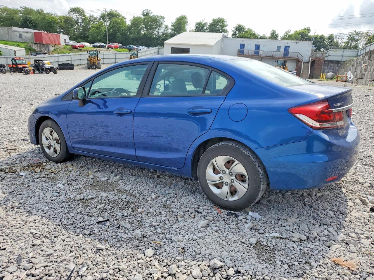 2015 Honda Civic Lx Blue vin: 19XFB2F57FE039784