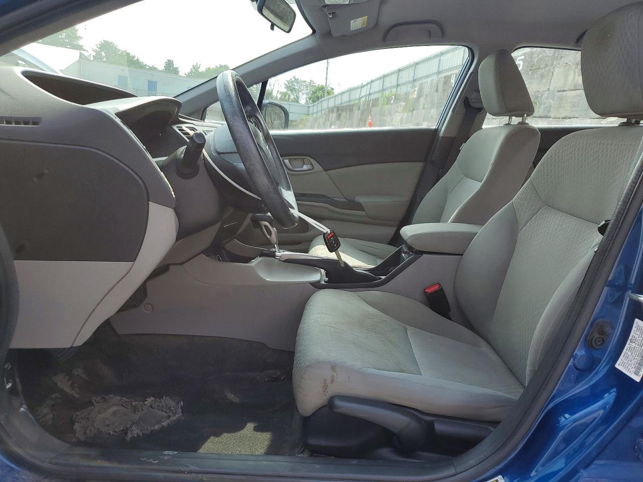 2015 Honda Civic Lx Blue vin: 19XFB2F57FE039784