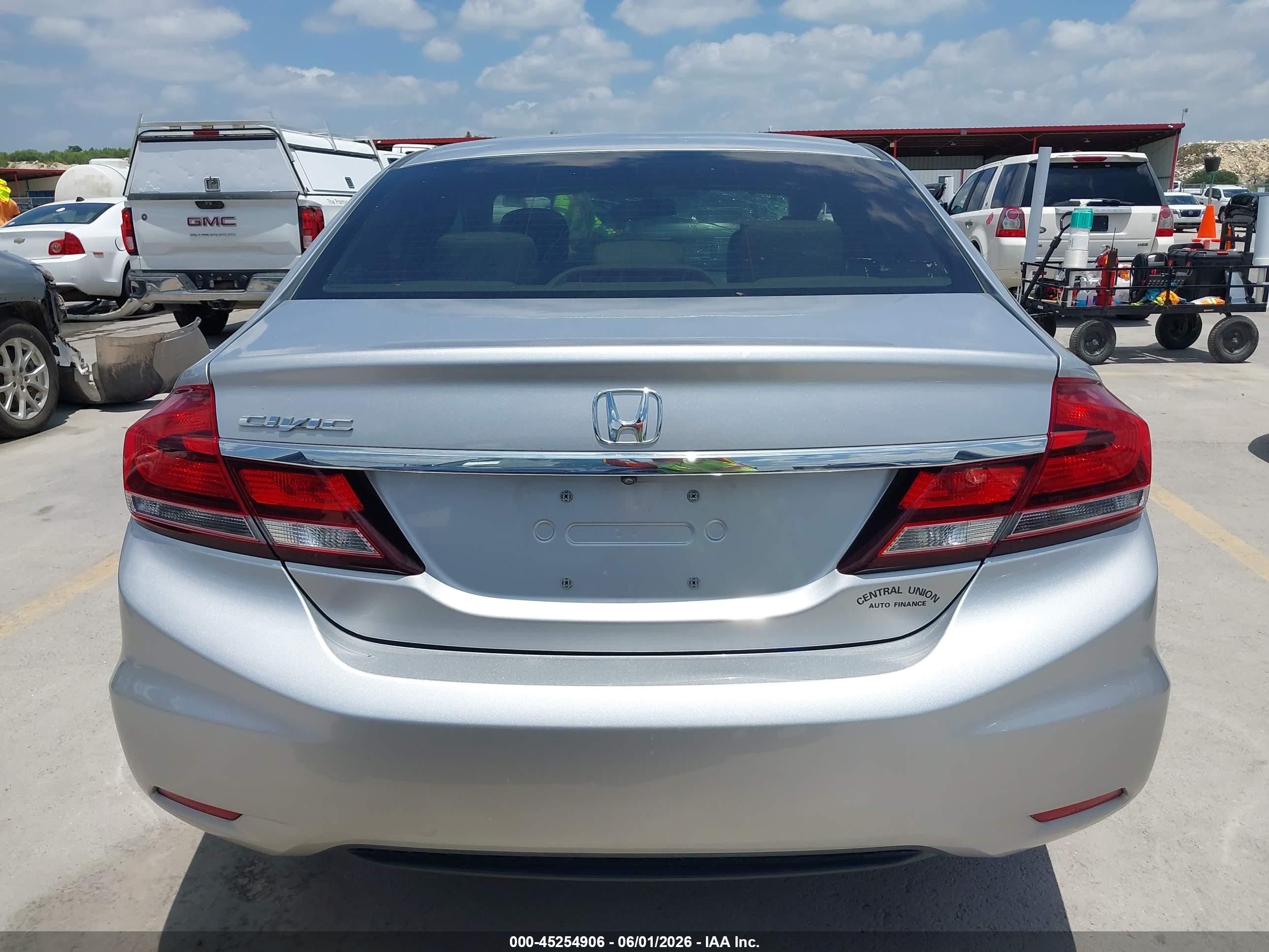 2015 Honda Civic Lx Silver vin: 19XFB2F57FE060733
