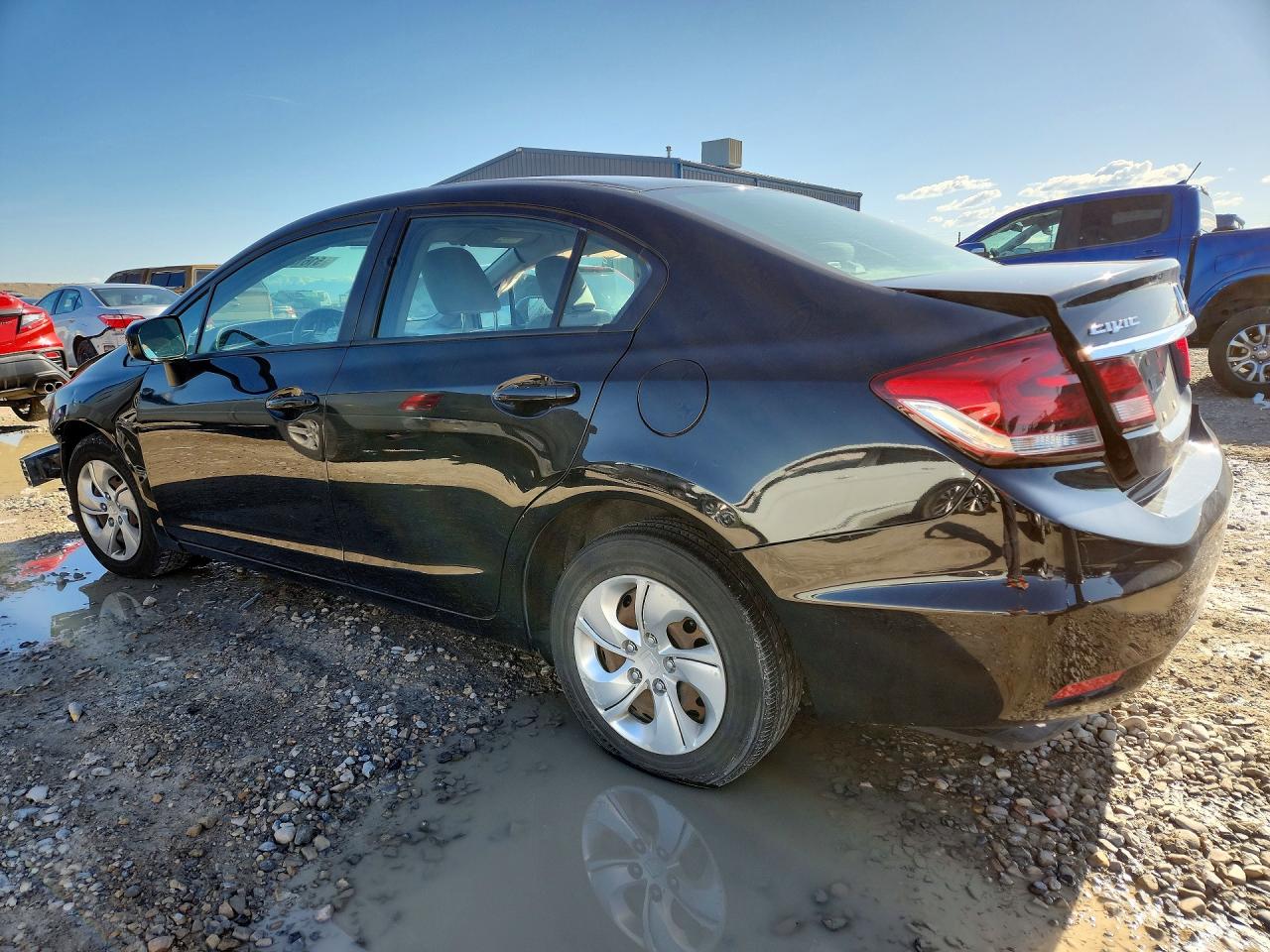 2015 Honda Civic Lx Black vin: 19XFB2F57FE079847