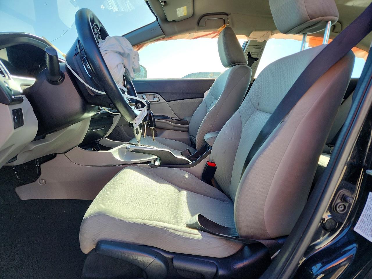 2015 Honda Civic Lx Black vin: 19XFB2F57FE079847