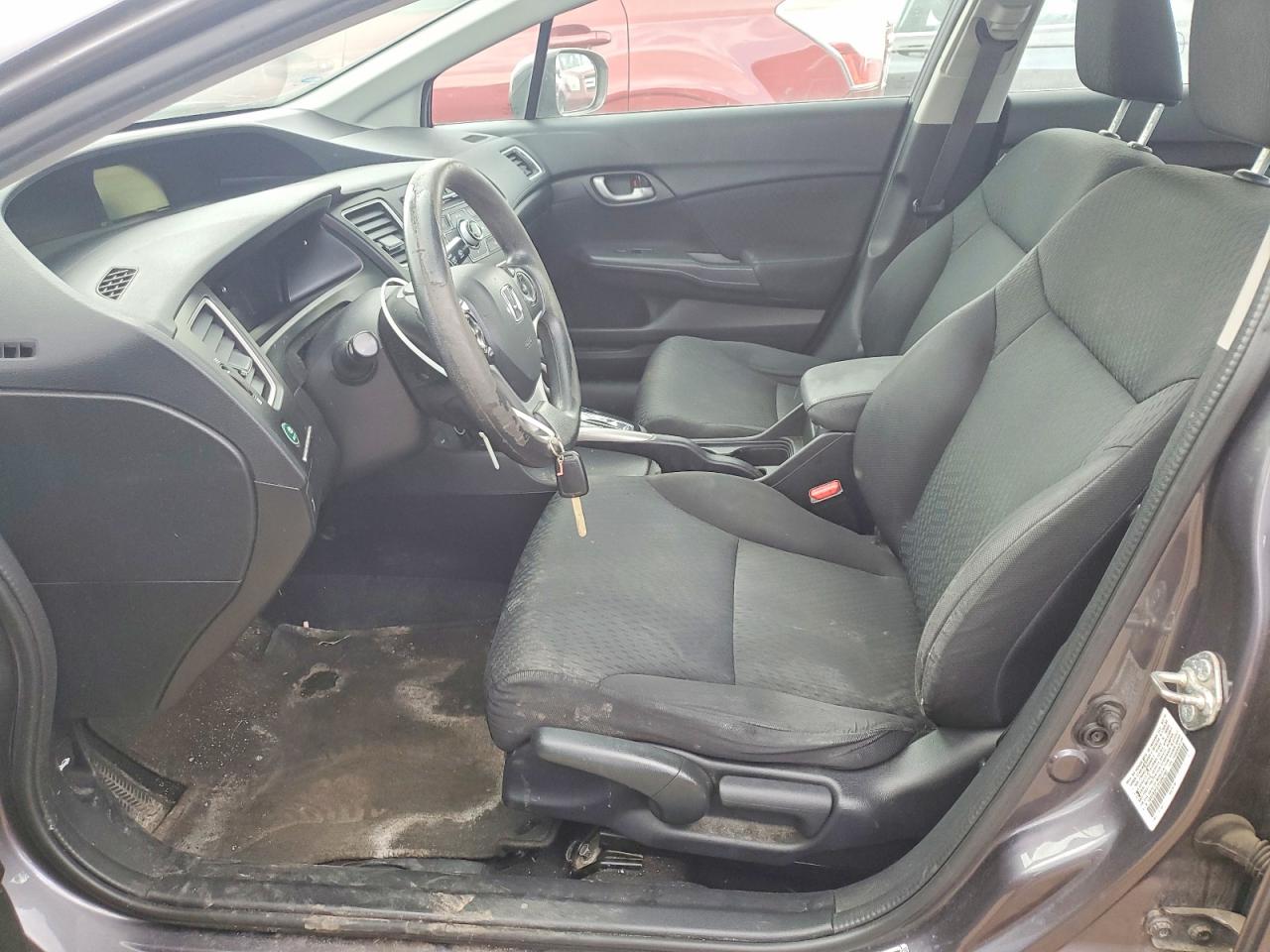 2015 Honda Civic Lx Gray vin: 19XFB2F57FE092162