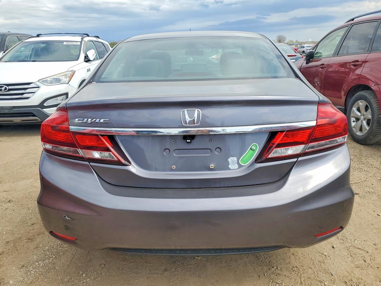 2015 Honda Civic Lx Gray vin: 19XFB2F57FE092162