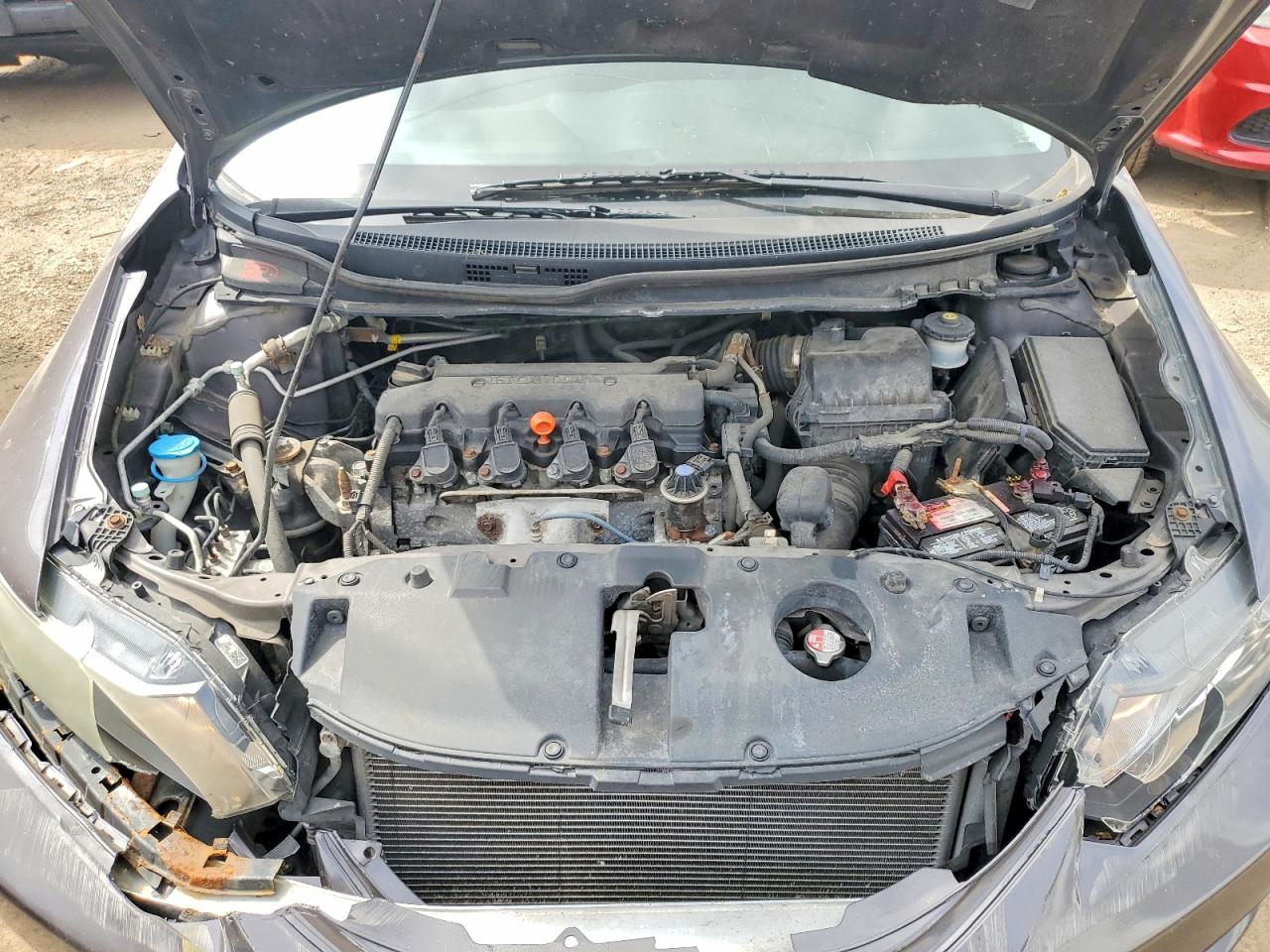 2015 Honda Civic Lx Gray vin: 19XFB2F57FE092162