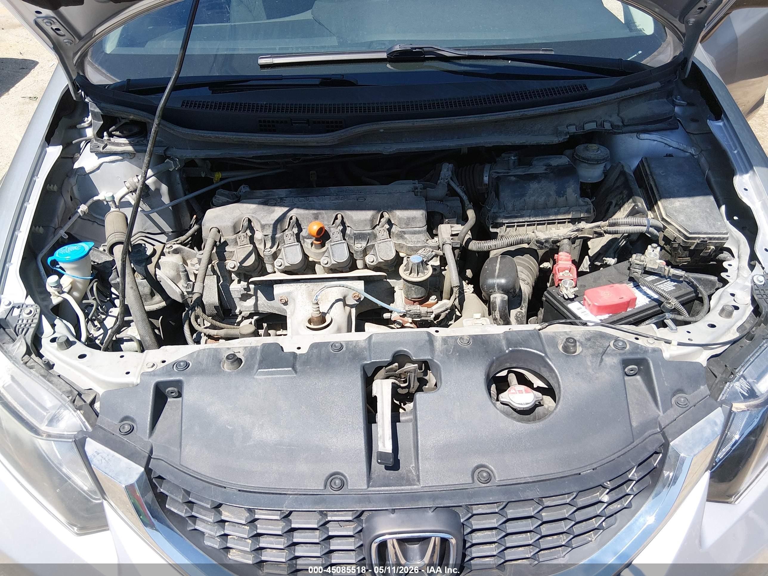 2015 Honda Civic Lx Silver vin: 19XFB2F57FE098866