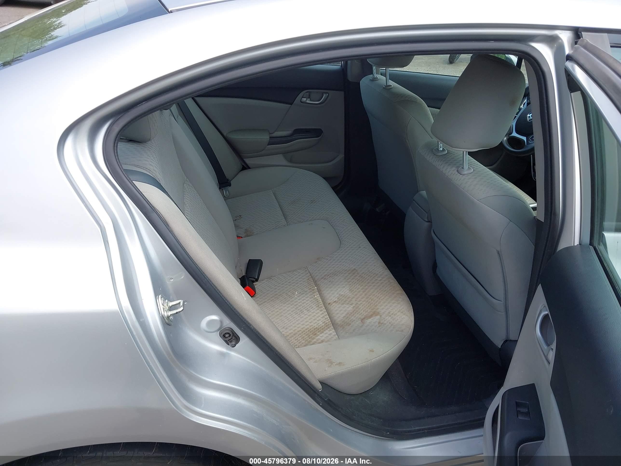2015 Honda Civic Lx Silver vin: 19XFB2F57FE102575