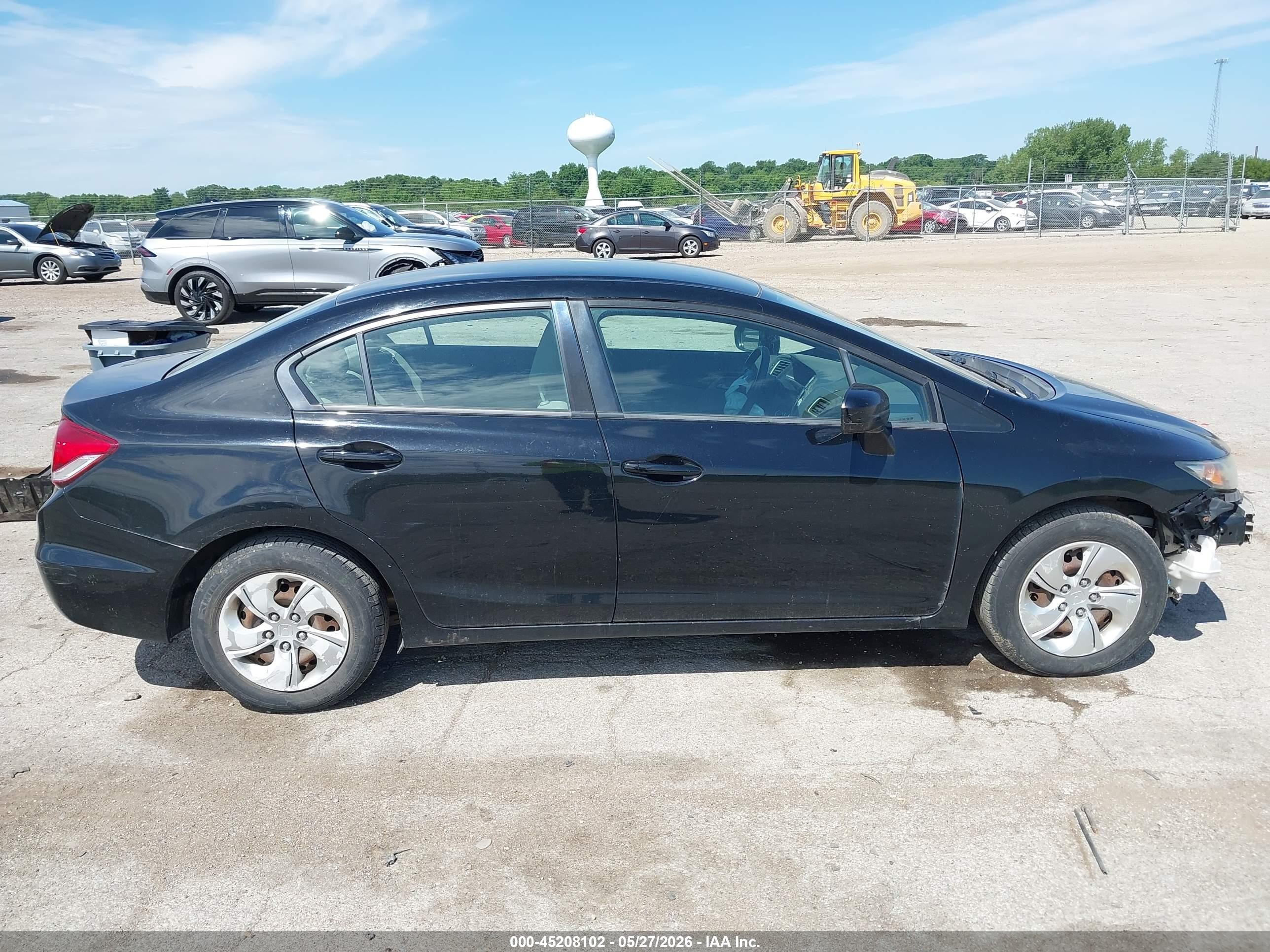 2015 Honda Civic Lx Black vin: 19XFB2F57FE109963