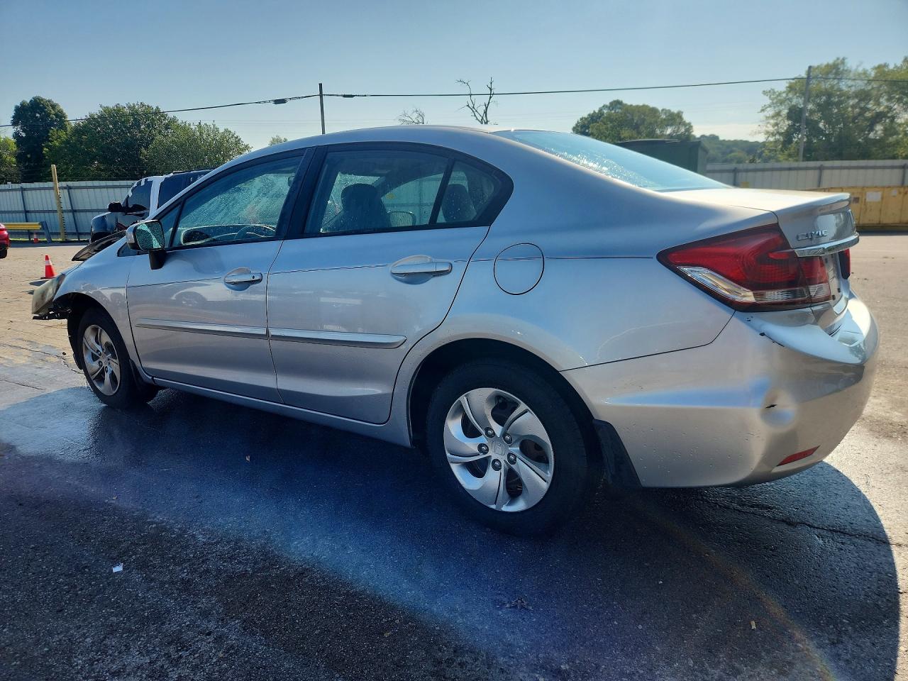 2015 Honda Civic Lx Silver vin: 19XFB2F57FE110658