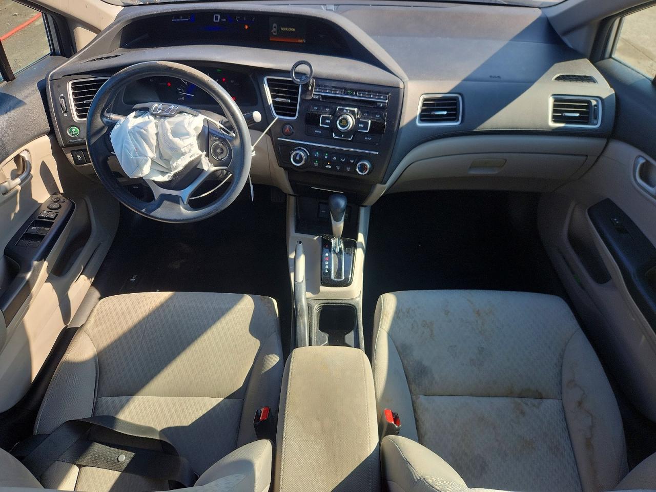 2015 Honda Civic Lx Silver vin: 19XFB2F57FE110658