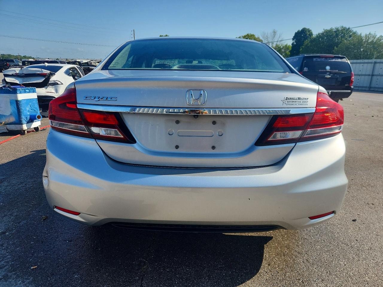 2015 Honda Civic Lx Silver vin: 19XFB2F57FE110658