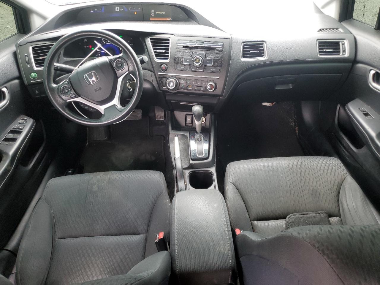 2015 Honda Civic Lx Gray vin: 19XFB2F57FE114547