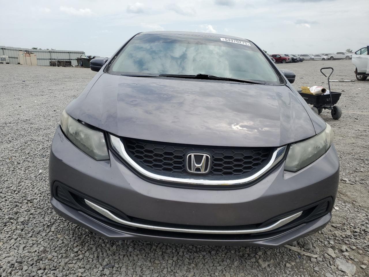 2015 Honda Civic Lx Gray vin: 19XFB2F57FE114547