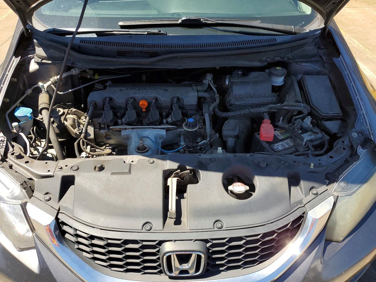 2015 Honda Civic Lx Gray vin: 19XFB2F57FE114547