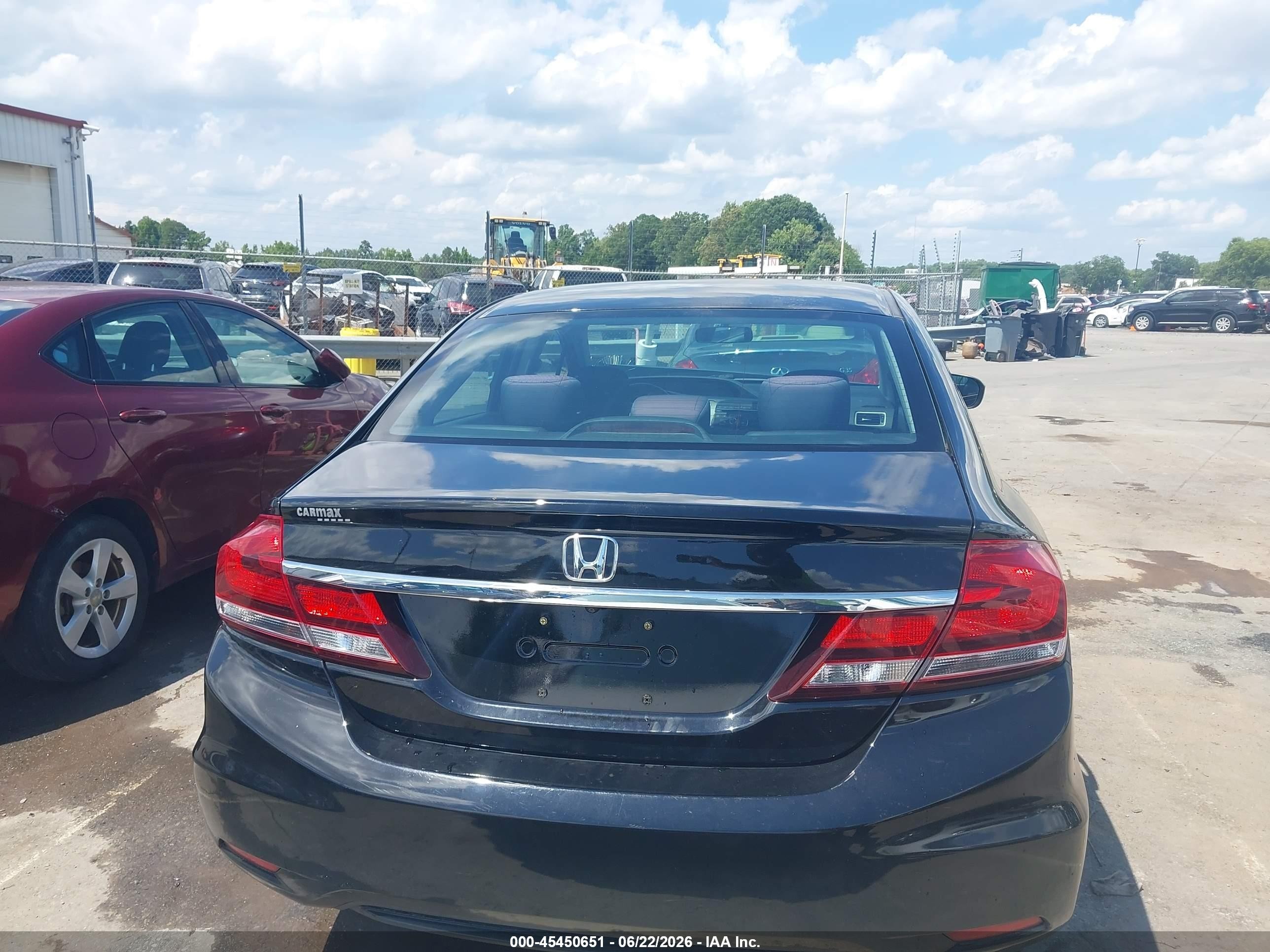 2015 Honda Civic Lx Black vin: 19XFB2F57FE117013