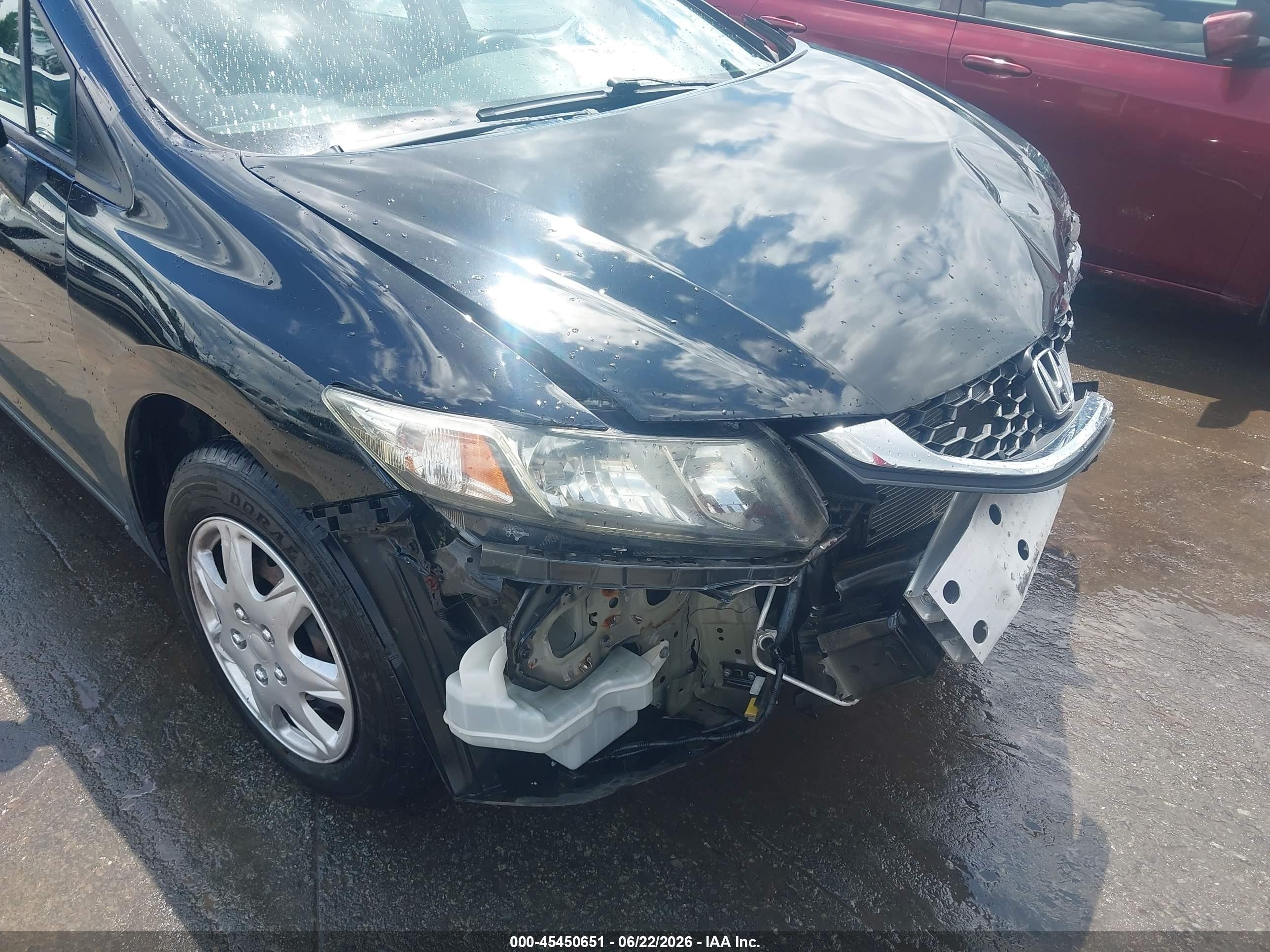 2015 Honda Civic Lx Black vin: 19XFB2F57FE117013