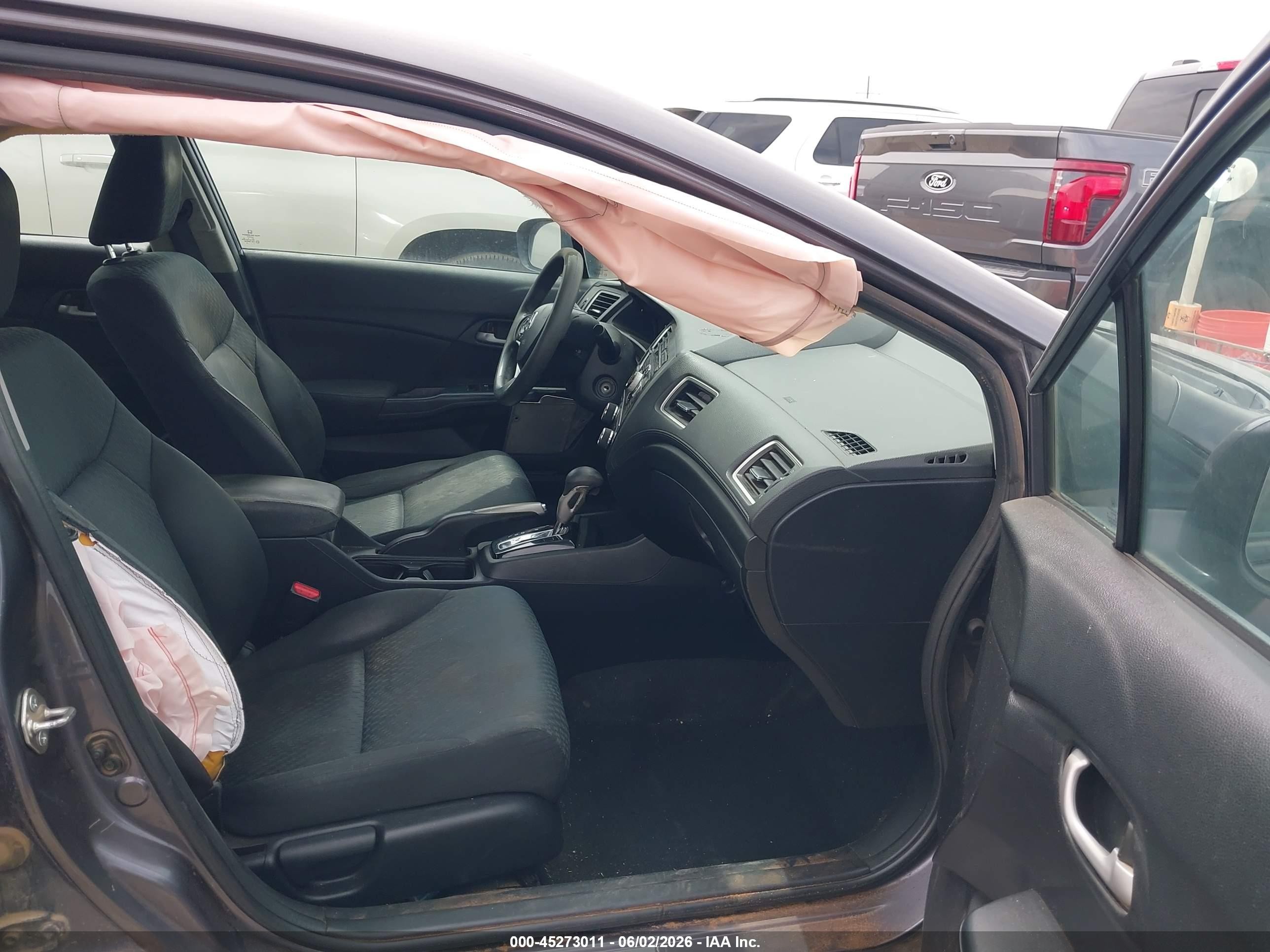 2015 Honda Civic Lx Серый vin: 19XFB2F57FE120753