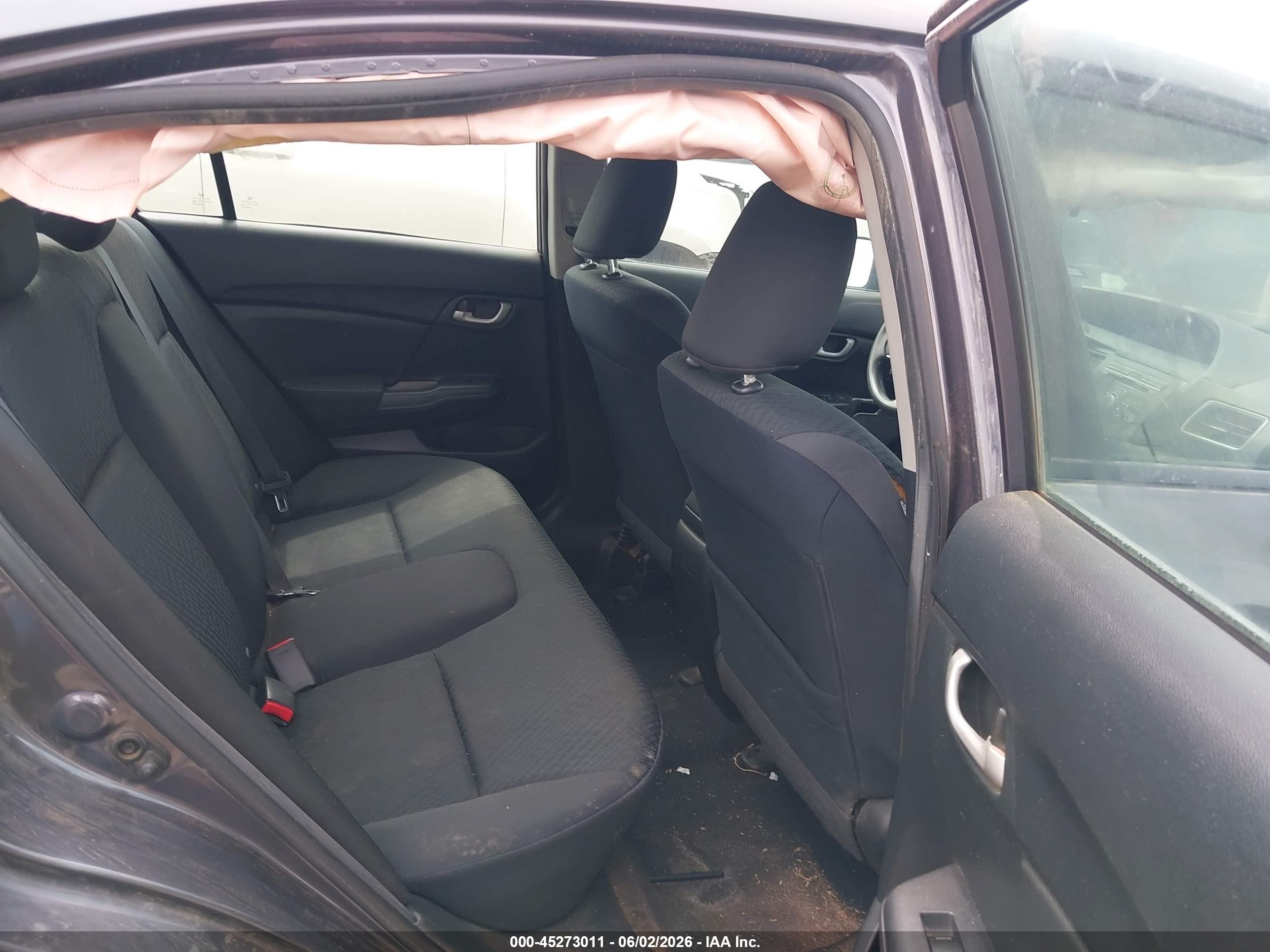 2015 Honda Civic Lx Серый vin: 19XFB2F57FE120753