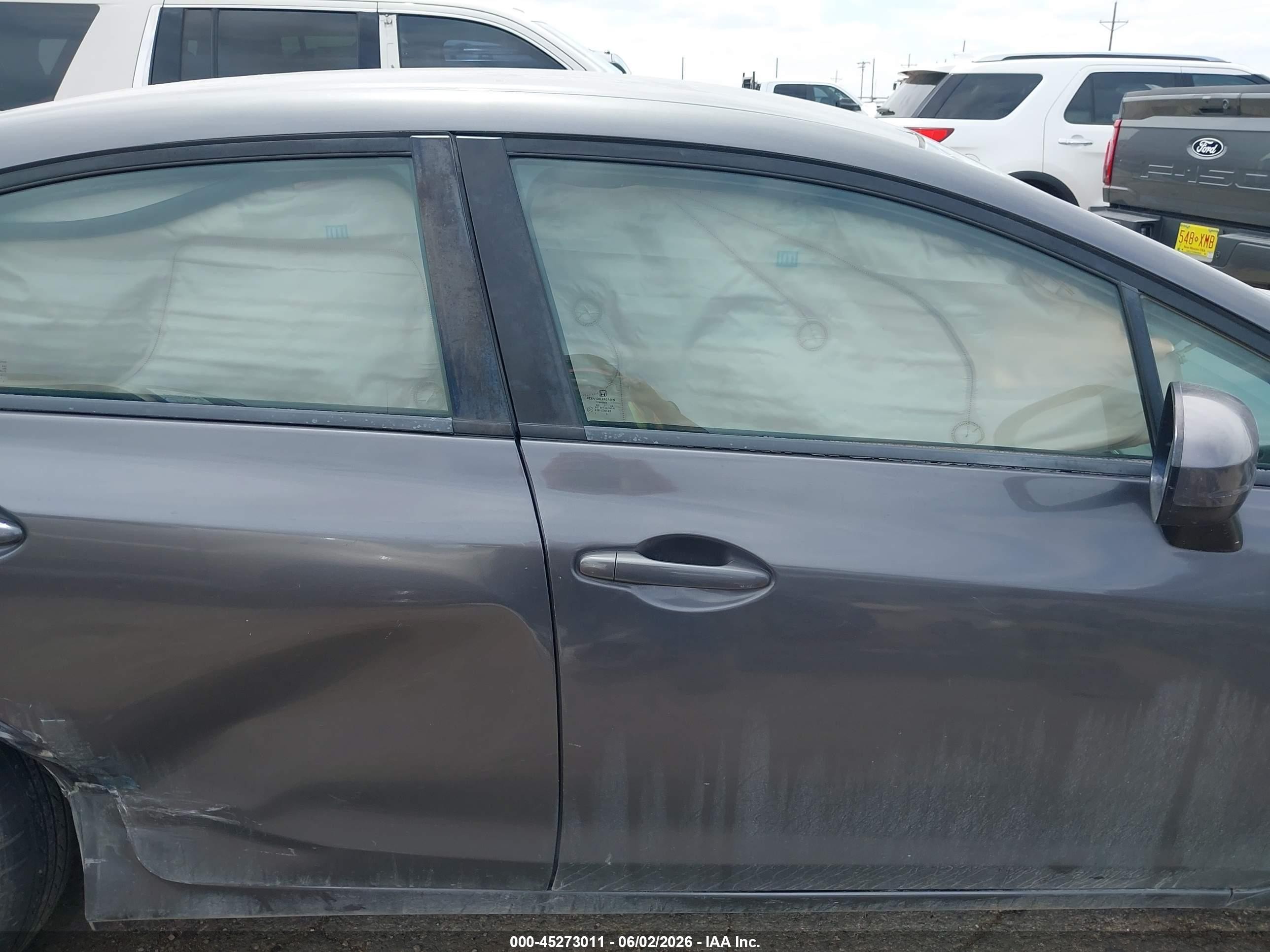2015 Honda Civic Lx Серый vin: 19XFB2F57FE120753