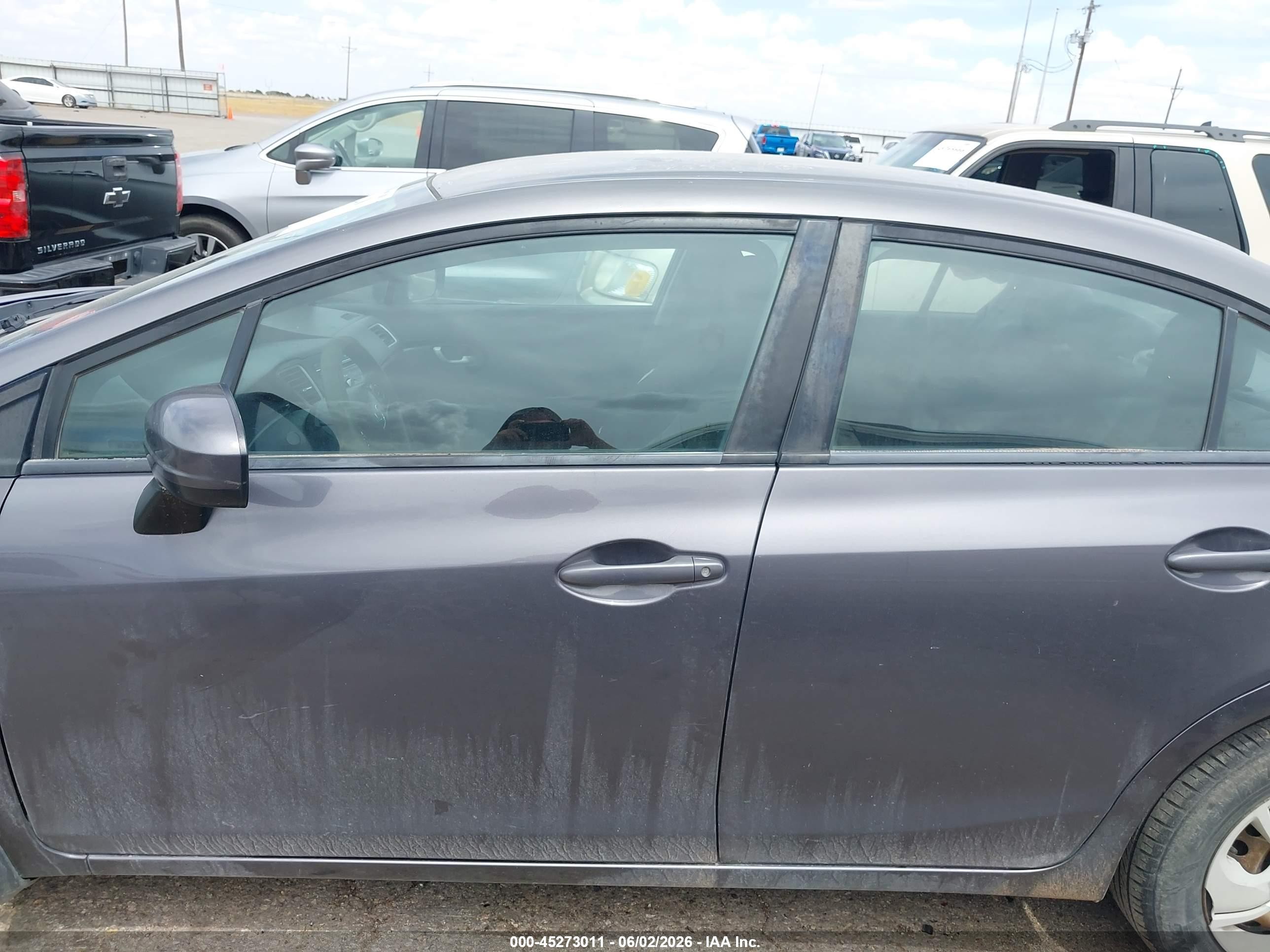 2015 Honda Civic Lx Серый vin: 19XFB2F57FE120753
