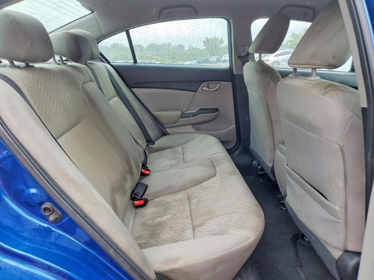 2015 Honda Civic Lx Blue vin: 19XFB2F57FE201865