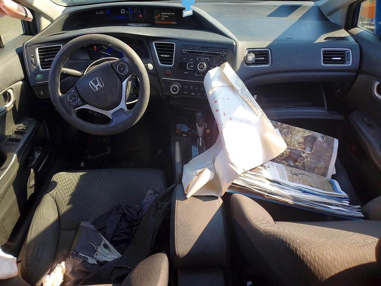 2015 Honda Civic Lx Gray vin: 19XFB2F57FE213319