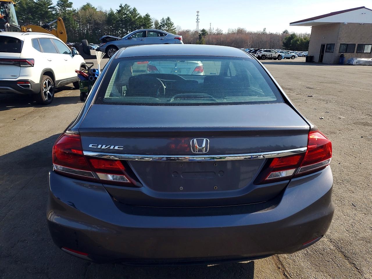 2015 Honda Civic Lx Gray vin: 19XFB2F57FE213319