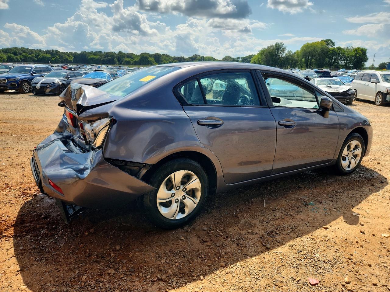 2015 Honda Civic Lx Gray vin: 19XFB2F57FE239838