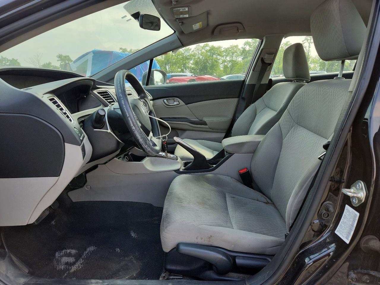 2015 Honda Civic Lx Black vin: 19XFB2F57FE245395