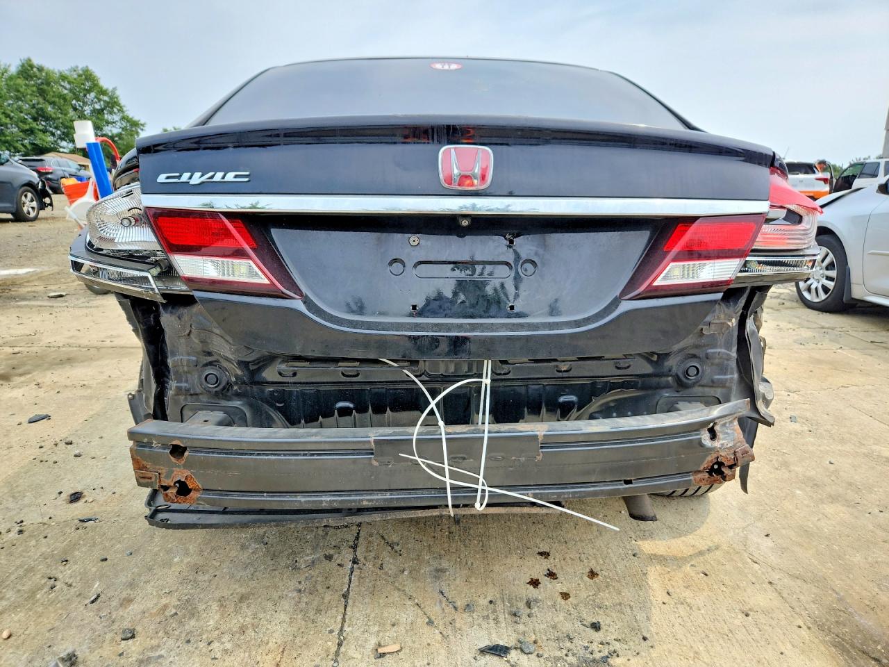 2015 Honda Civic Lx Черный vin: 19XFB2F57FE245784