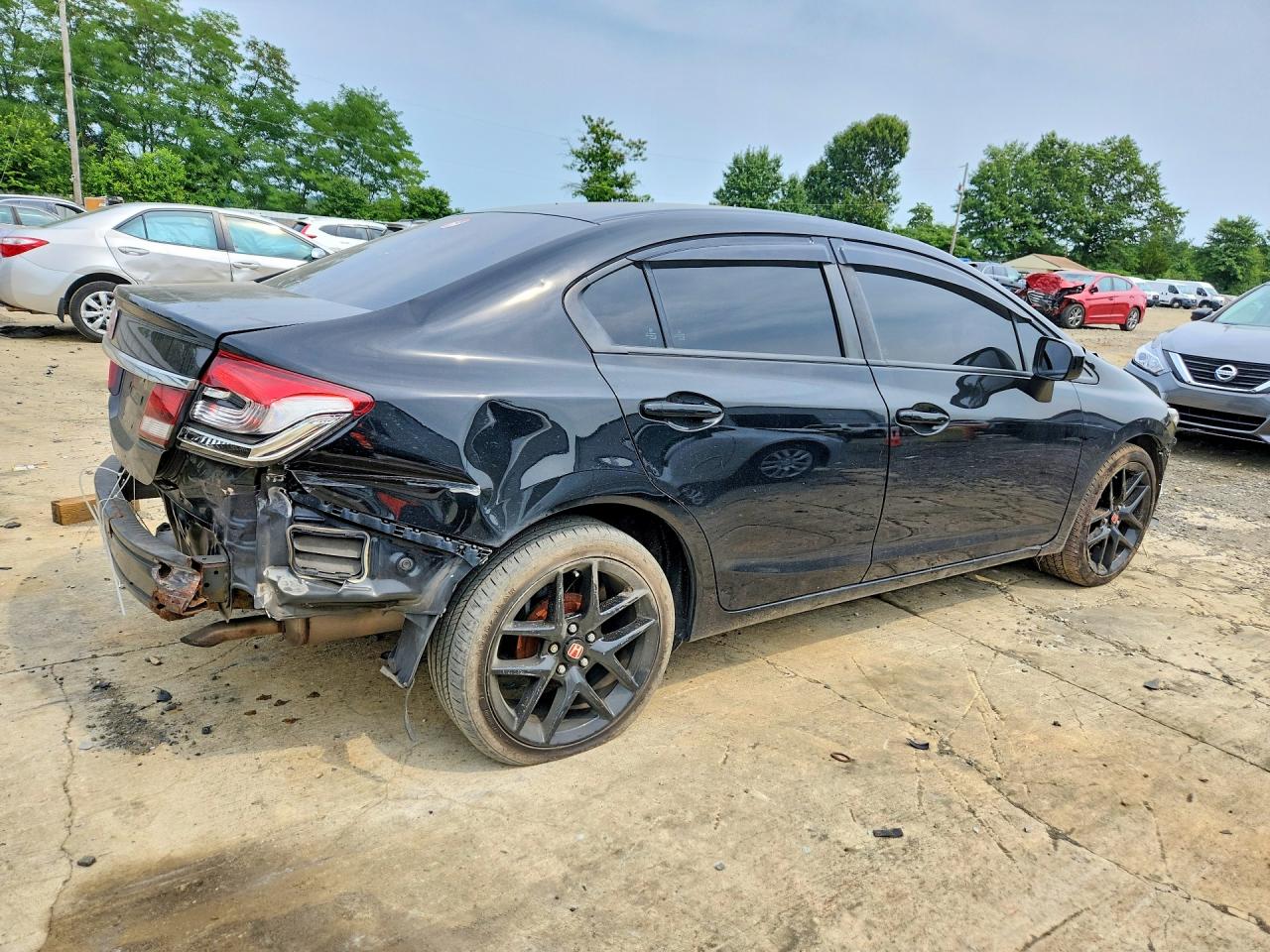 2015 Honda Civic Lx Черный vin: 19XFB2F57FE245784
