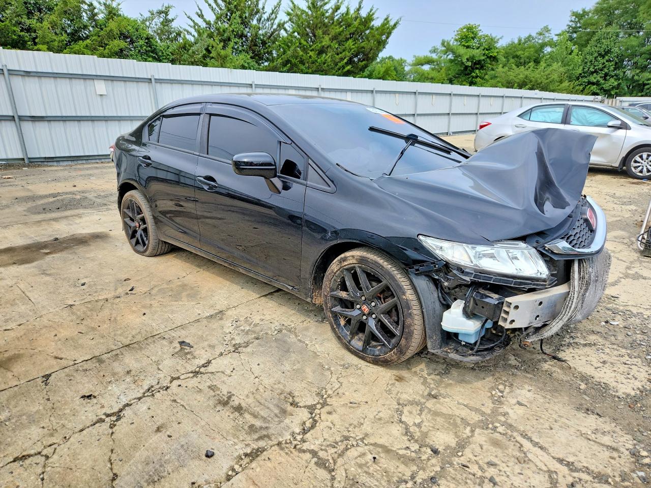 2015 Honda Civic Lx Черный vin: 19XFB2F57FE245784
