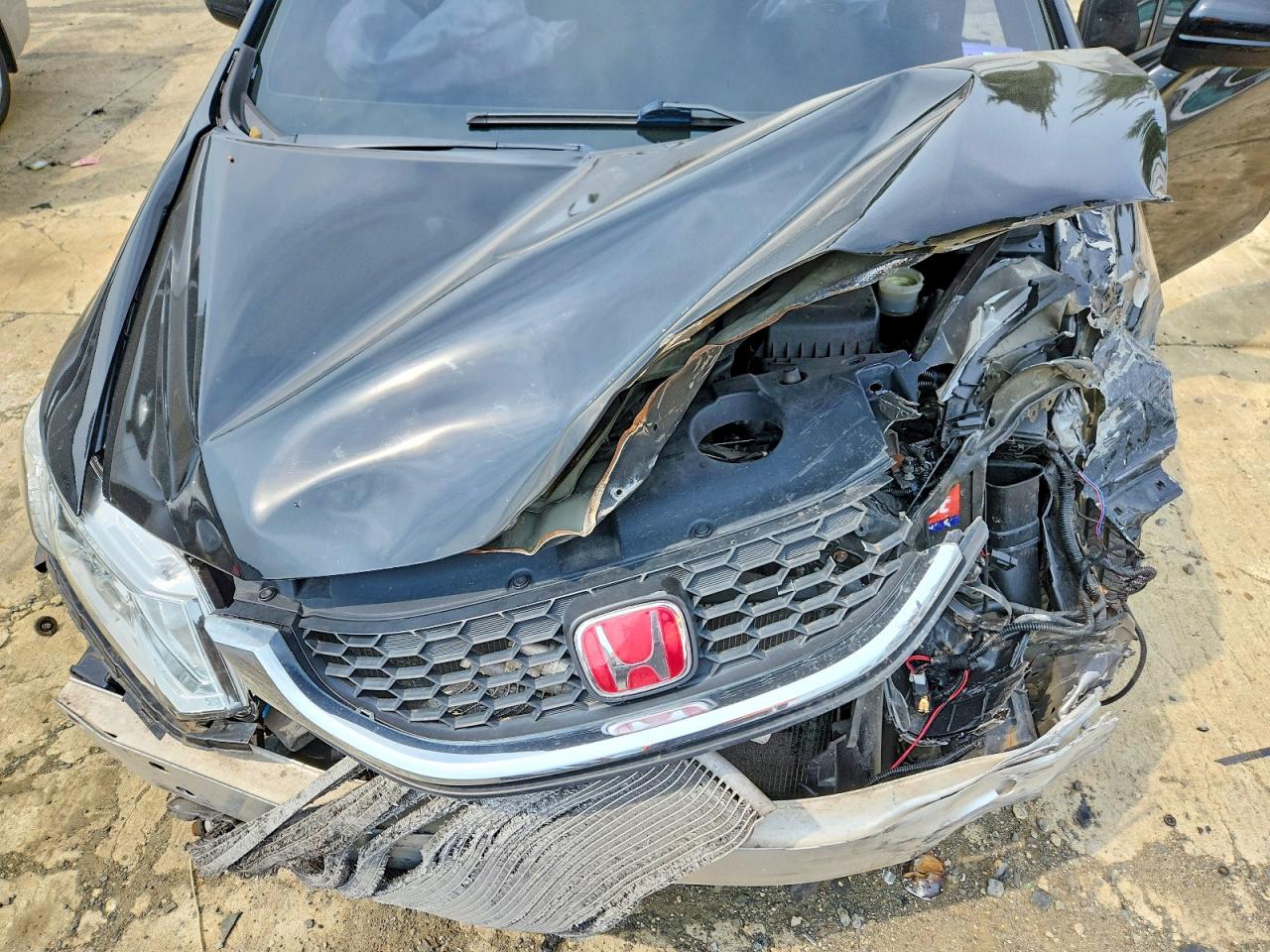 2015 Honda Civic Lx Черный vin: 19XFB2F57FE245784