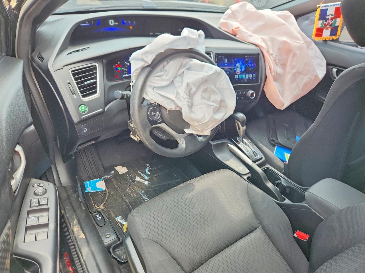 2015 Honda Civic Lx Черный vin: 19XFB2F57FE245784