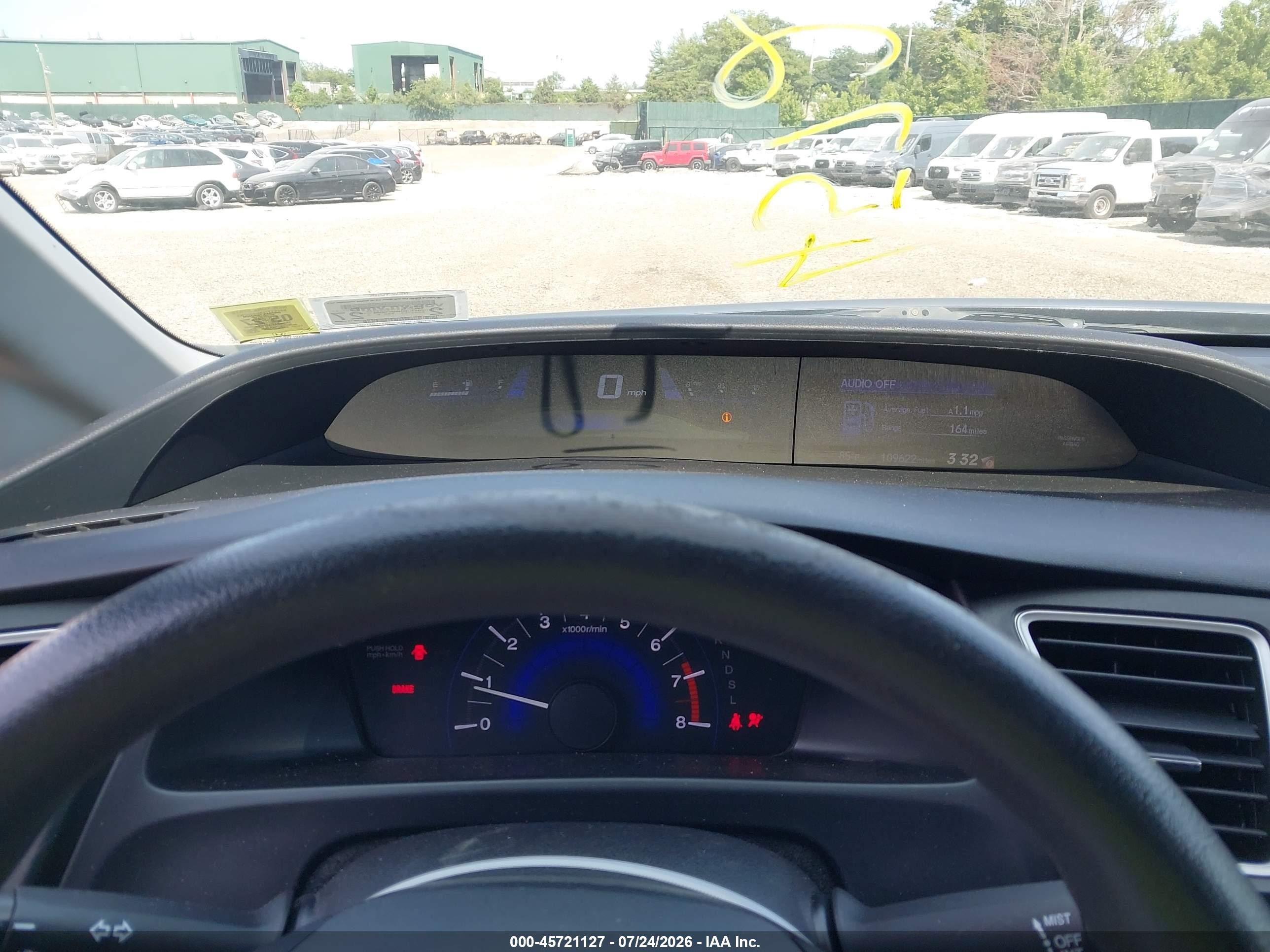 2015 Honda Civic Lx Gray vin: 19XFB2F57FE259586