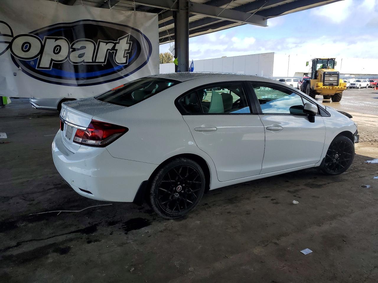 2015 Honda Civic Lx White vin: 19XFB2F57FE267462