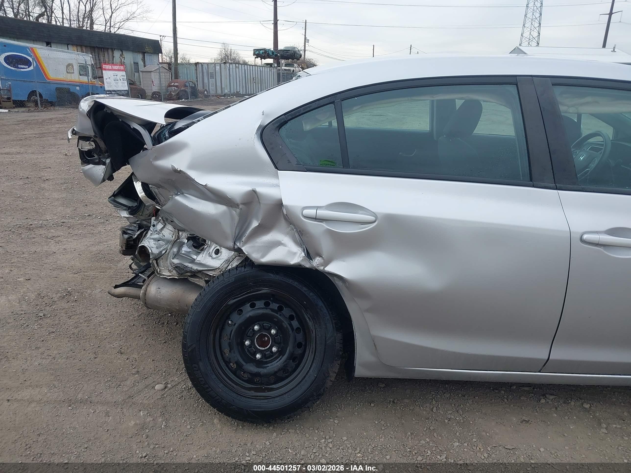 2015 Honda Civic Lx Gray vin: 19XFB2F57FE272936