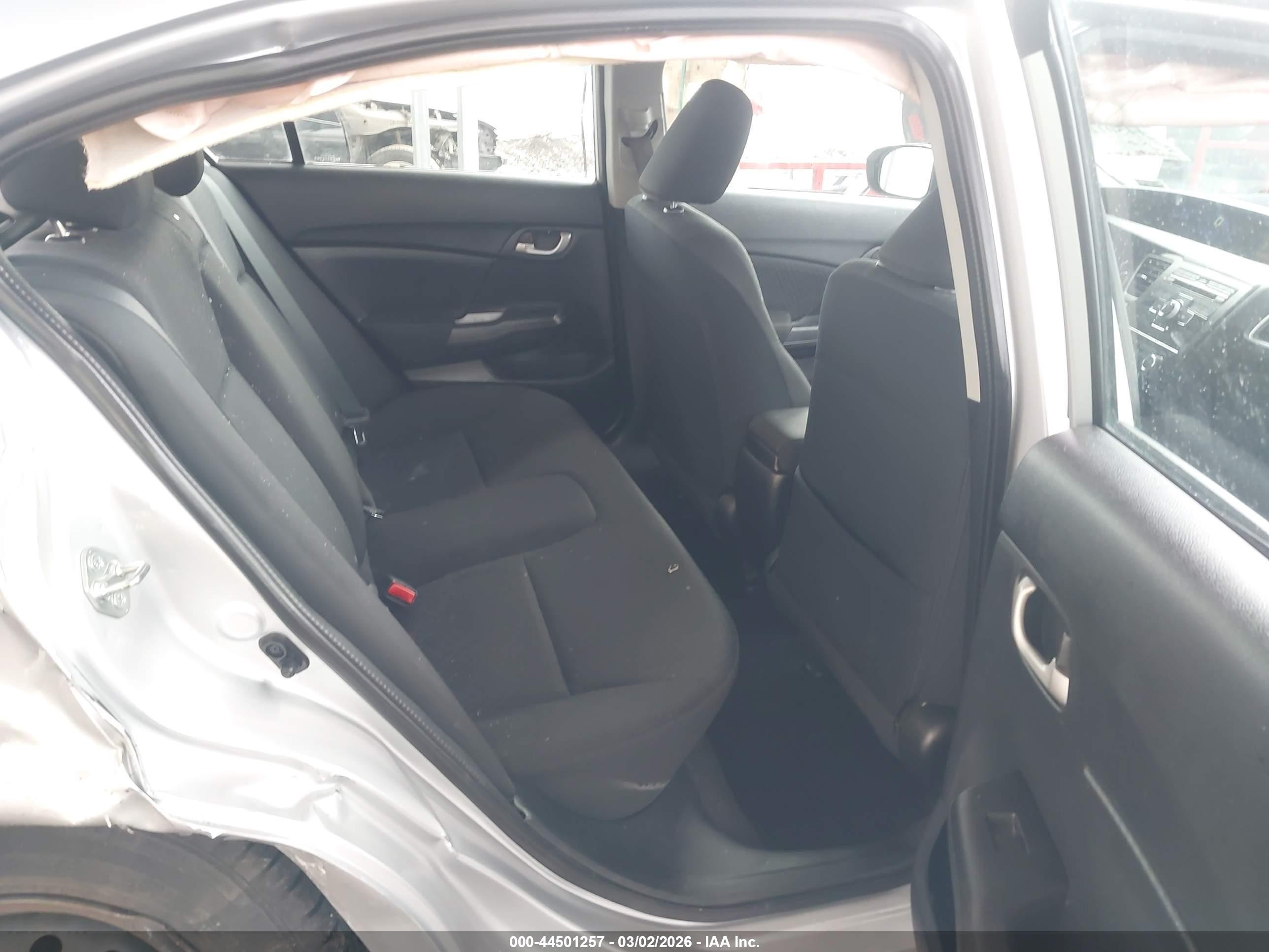 2015 Honda Civic Lx Gray vin: 19XFB2F57FE272936