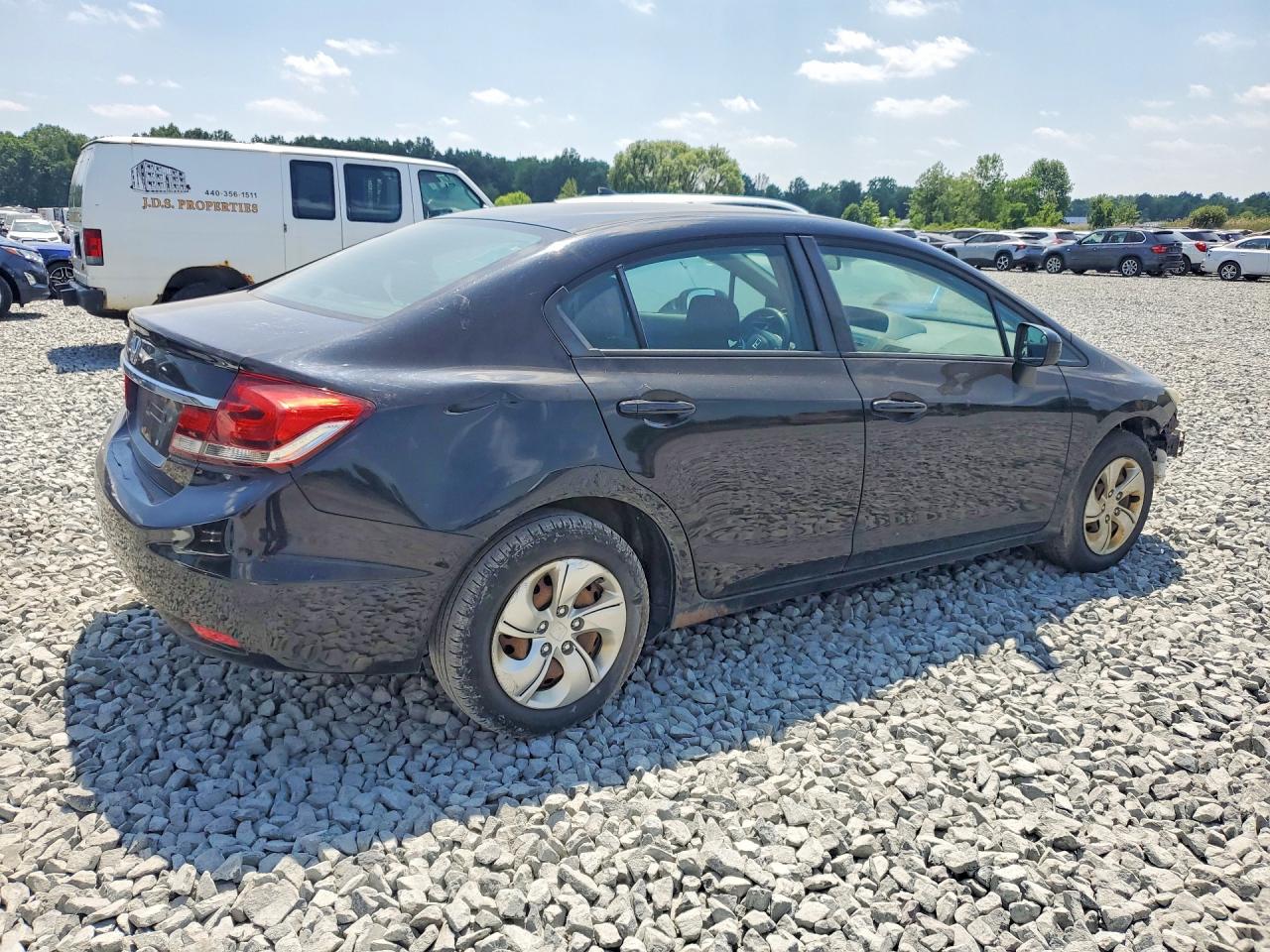 2015 Honda Civic Lx Black vin: 19XFB2F57FE273004