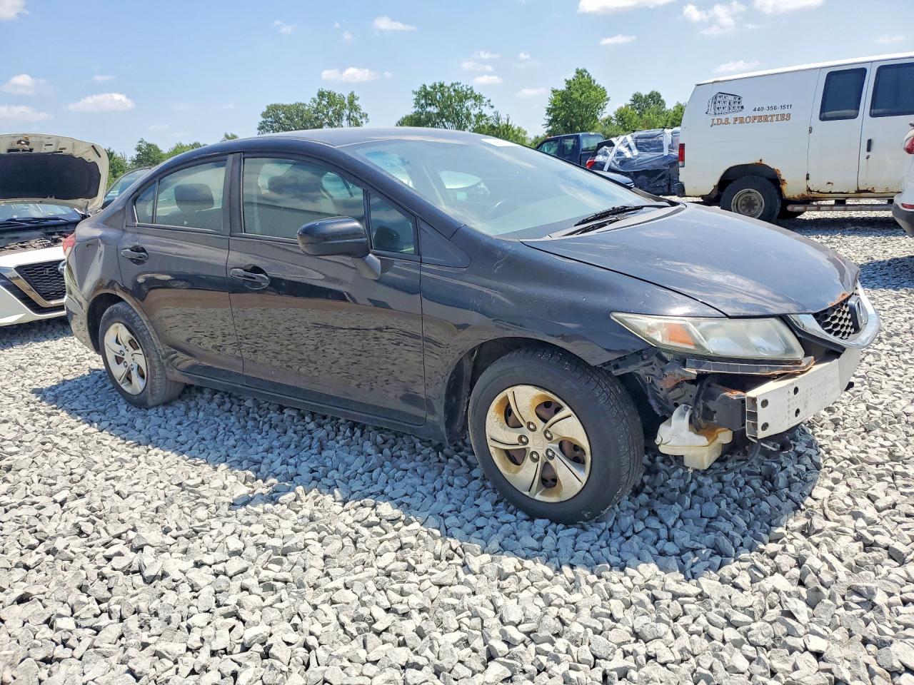 2015 Honda Civic Lx Black vin: 19XFB2F57FE273004