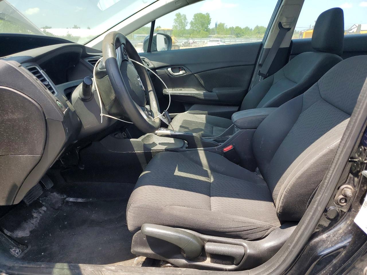 2015 Honda Civic Lx Black vin: 19XFB2F57FE273004
