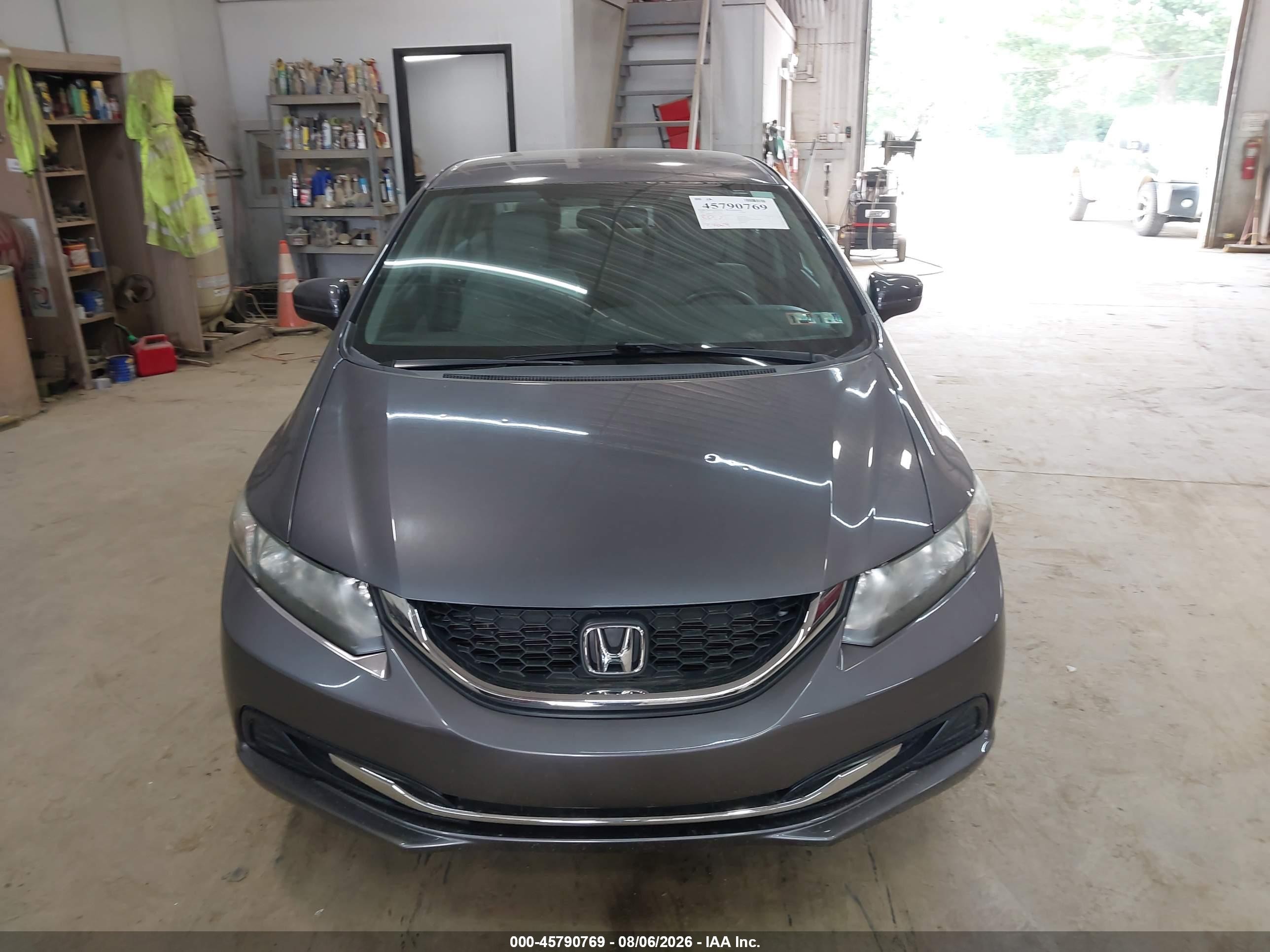 2015 Honda Civic Lx Gray vin: 19XFB2F57FE279580