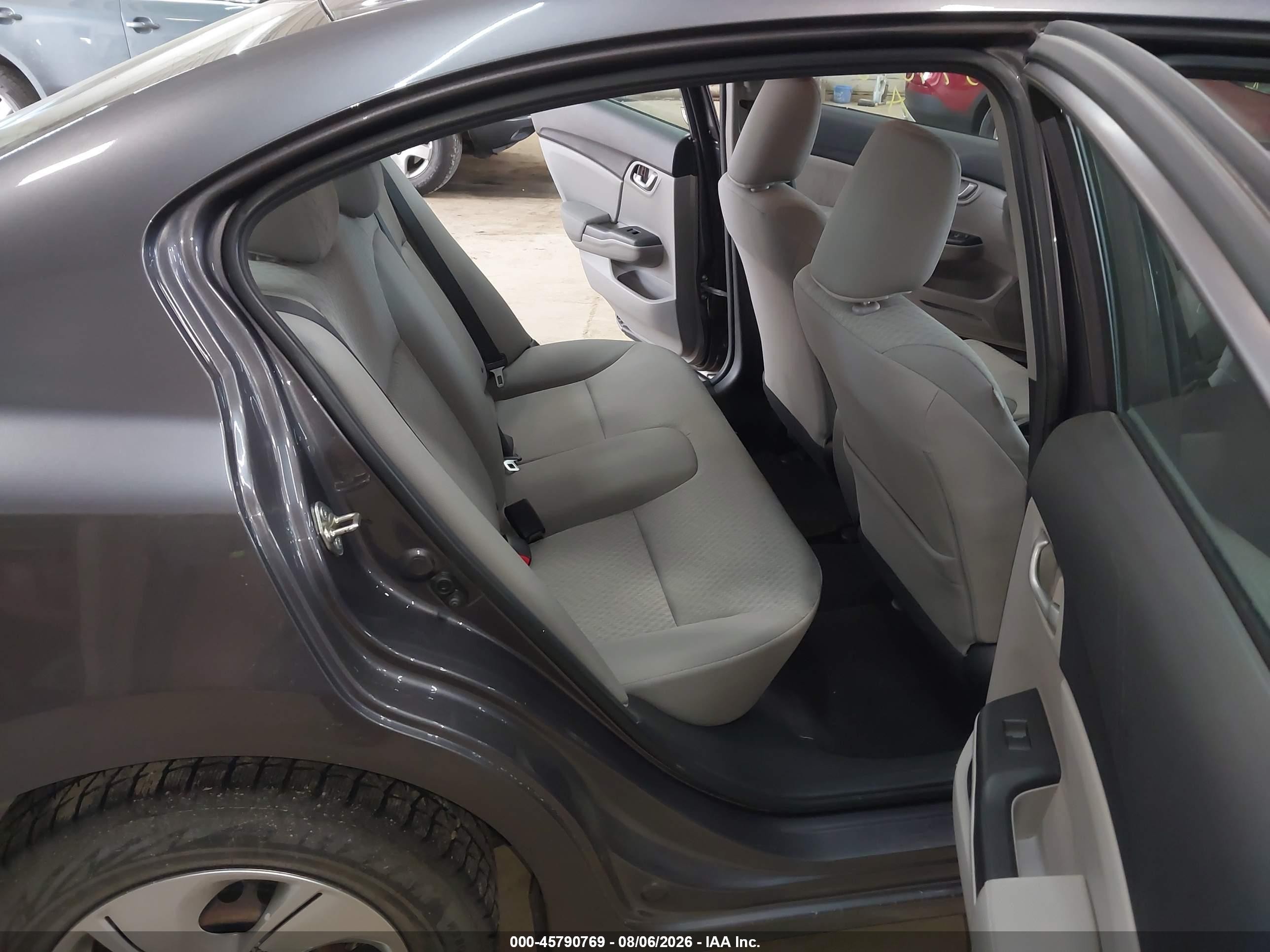 2015 Honda Civic Lx Gray vin: 19XFB2F57FE279580