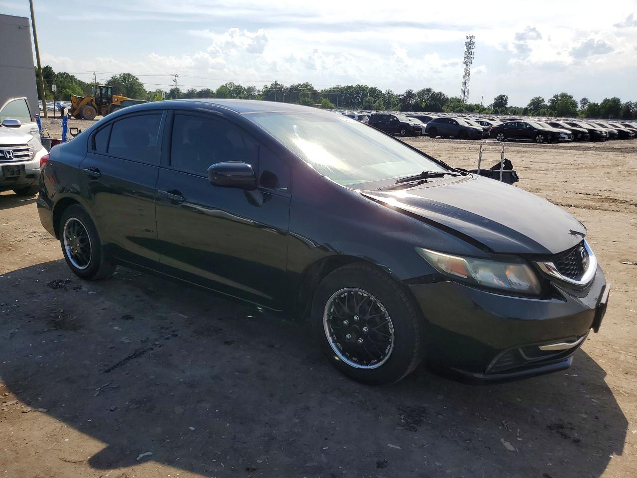 2015 Honda Civic Lx Черный vin: 19XFB2F57FE281734
