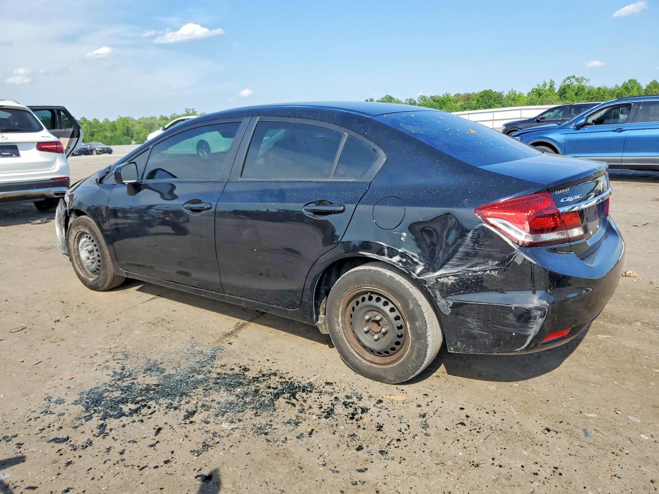 2015 Honda Civic Lx Черный vin: 19XFB2F57FE281734