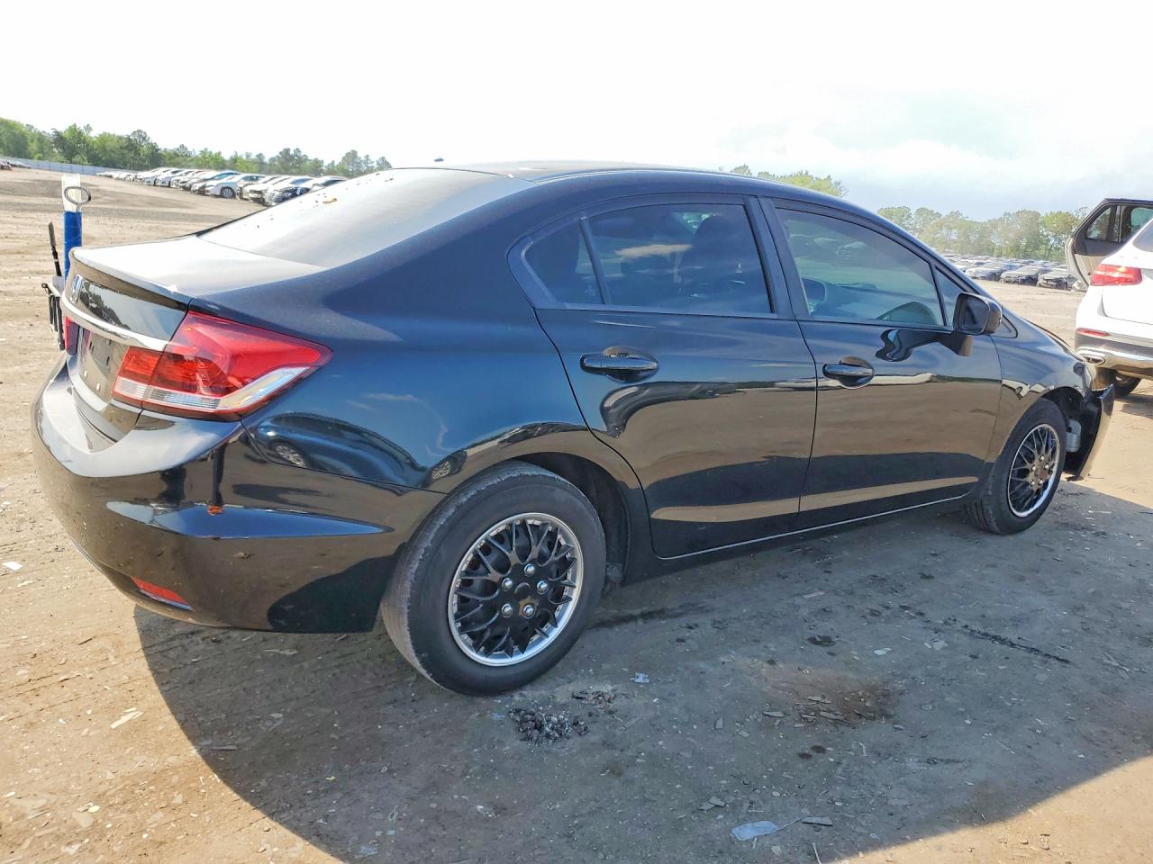 2015 Honda Civic Lx Черный vin: 19XFB2F57FE281734