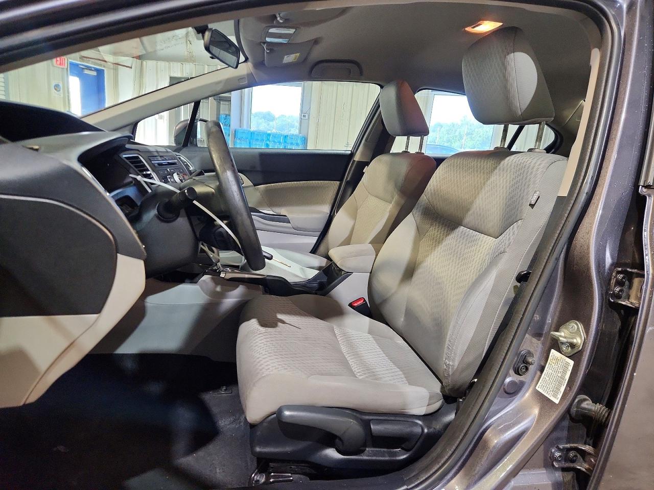 2015 Honda Civic Lx Gray vin: 19XFB2F57FE283130